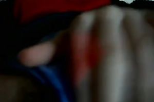 Close up homemade scene with my white bitch fingering her shaggy slit