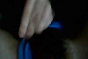 Close up homemade scene with my white bitch fingering her shaggy slit