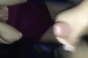 Asian hoe manages to milk a dick dry on her face in POV video