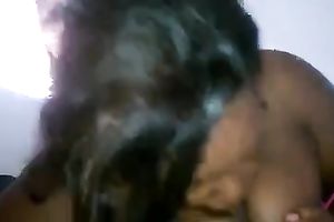 My bulky babe shows her great cock-sucking skills to me