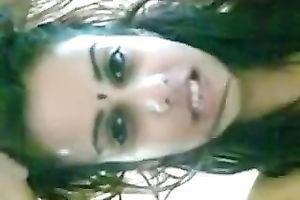 Sweet Indian girlfriend blows my shlong on homemade POV movie