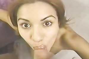 Hot bronze skin beach BBC slut nails oral on POV clip