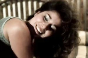 Appetizing black haired hottie acquires her mangos smeared with man juice