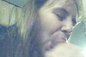 Eating my corpulent UK girlfriend's moist bushy fur pie previous to that babe sucks me