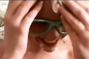 My stunningly nice-looking GF blows my shlong until this babe acquires a facial