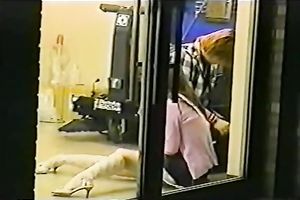 Spy web camera episode with an Asian slutty wife engulfing her BF's dick