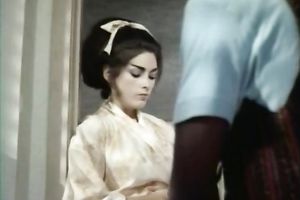 Busty raven haired wifey seduces her chap while taking shower