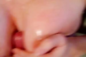 My lascivious dirty slut wife tries her most good to milk my 10-Pounder dry using her love muffins