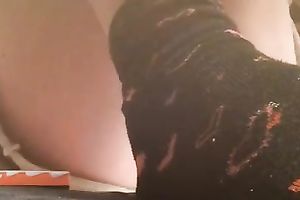 My unthinkably slutty girlfriend flashes her enjoyable crotch