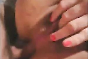 My husband fingers her love tunnel and lets me fuck her bumhole