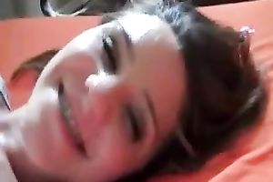 Getting my muff fucked from behind and enjoying a facial cumshot