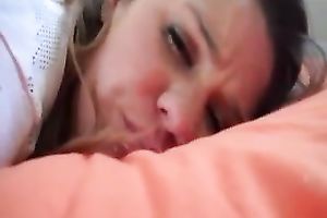 Getting my muff fucked from behind and enjoying a facial cumshot