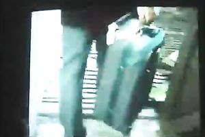 Red haired swarthy doxy with lengthy nails unfathomable face holes outdoors