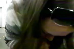 Amateur milf with obscene limp gazoo and cum-hole gives me head