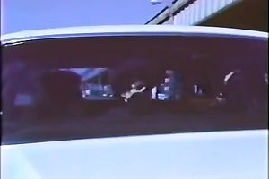 Salacious retro brunette hair receives screwed in the missionary pose