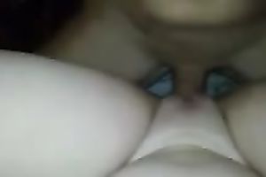 Just my large white 10-Pounder going in her face hole after missionary style sex