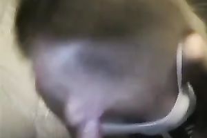 Hardcore POV with a slim golden-haired bitch engulfing my jock