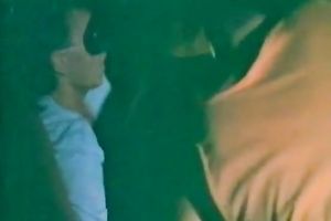 Horny brunette hair doxy in mask receive gang team-fucked by multiple studs