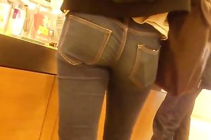 Compilation of hidden webcam movie scenes with hotties in tight jeans
