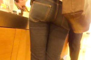 Compilation of hidden webcam movie scenes with hotties in tight jeans