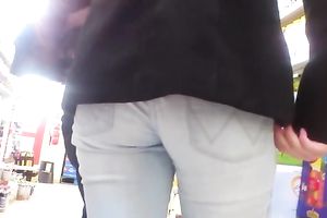 Compilation of hidden webcam movie scenes with hotties in tight jeans