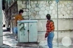 Slutty dumpy brunette hottie receives her thirsting kitty passionately eaten on cliff