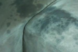 My well-stacked golden-haired sweetie squirts on my sofa