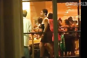 I love to spy on hot sweethearts with well-formed booties