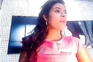 Sizzling sexy dark brown legal age teenager flashes her goodies for me