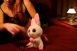 Lascivious redhead vixen on webcam teases me in different positions