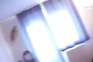 Brunette pippin in hot underware fucks her lewd chap