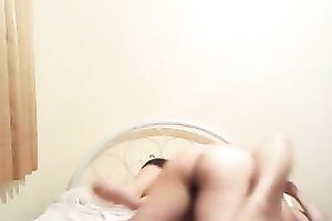 My redhead girl rides my dick after I fuck her wet crack from behind