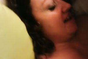 I love the way this trollop's face looks overspread in my sticky cum