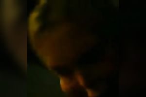 Dirty youthful golden-haired white floozy gives me head on POV movie scene