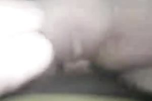 Filthy honey with large meatballs is bouncing on my dong in my car