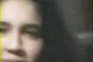 Skanky Indian whore with curvy body shape is dancing stripped in front of the camera