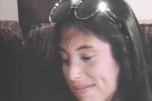 Sensual retro golden-haired sucks 2 jocks with closed eyes