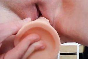 I love to fuck my thick soaked cookie with my sex toy