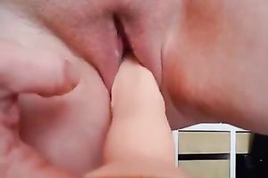 I love to fuck my thick soaked cookie with my sex toy