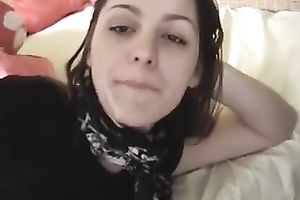 My hungry GF sucks my ramrod greedily until she receives the cum that babe craves