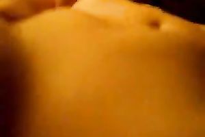 My hubby copulates my cunt unfathomable and hard and cums on my abdomen