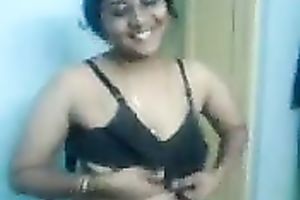 Chubby nympho in glasses puts on a good striptease show