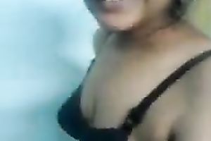 Chubby nympho in glasses puts on a good striptease show