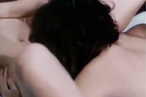 Two voluptuous women dive in every other vaginas in the living room