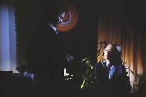 Hot gal receives her unshaved vag licked and drilled in the kitchen in retro movie