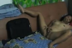 Raunchy Thai trollop acquires undressed and shows her butt