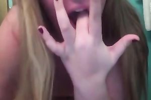 Teasing lascivious lads on livecam with my legal age teenager fat pussy