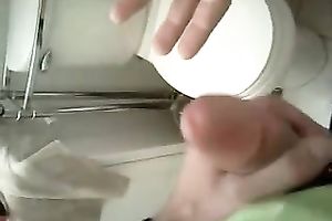 Lewd legal age teenager sucks my knob in a toilet and enjoys it unfathomable from behind