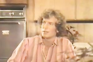 Amazing retro sex movie with a enchanting dark brown hottie masturbating