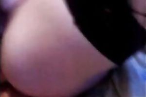 Fisted and pushed her muff with big dildo to satisfy her